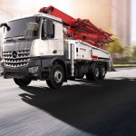 משאבת בטון 40 מטר Mercedes Benz Arocs 3342P