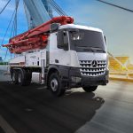 משאבת בטון 40 מטר Mercedes Benz Arocs 3342P
