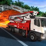 משאבת בטון 52 מטר Mercedes Benz Arocs 4142P