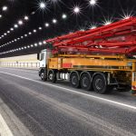 משאבת בטון 58 מטר Mercedes Benz Arocs 4142P